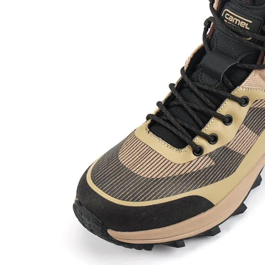 camel active High Cut Microfiber Boots Men Light Khaki GRAZOR-882450-WA1SV-61 Boots Rave