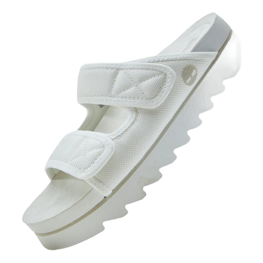 Santa Monica Sunrise Slide 2-b Blanc De Blanc Gel Slippers