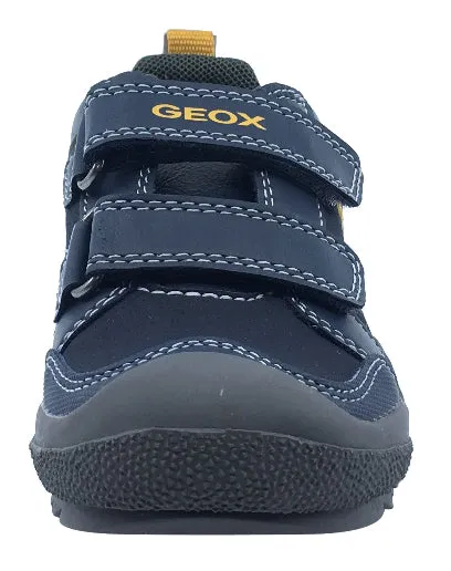 Geox Boy's J Artach Sneaker Shoes, Navy/Yellow Asics Gel Squash Shoes