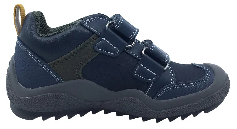 Geox Boy's J Artach Sneaker Shoes, Navy/Yellow Asics Steel Toe Shoes