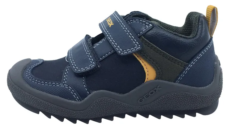Geox Boy's J Artach Sneaker Shoes, Navy/Yellow Asics Gel-quantum 360 Cm Running Shoes