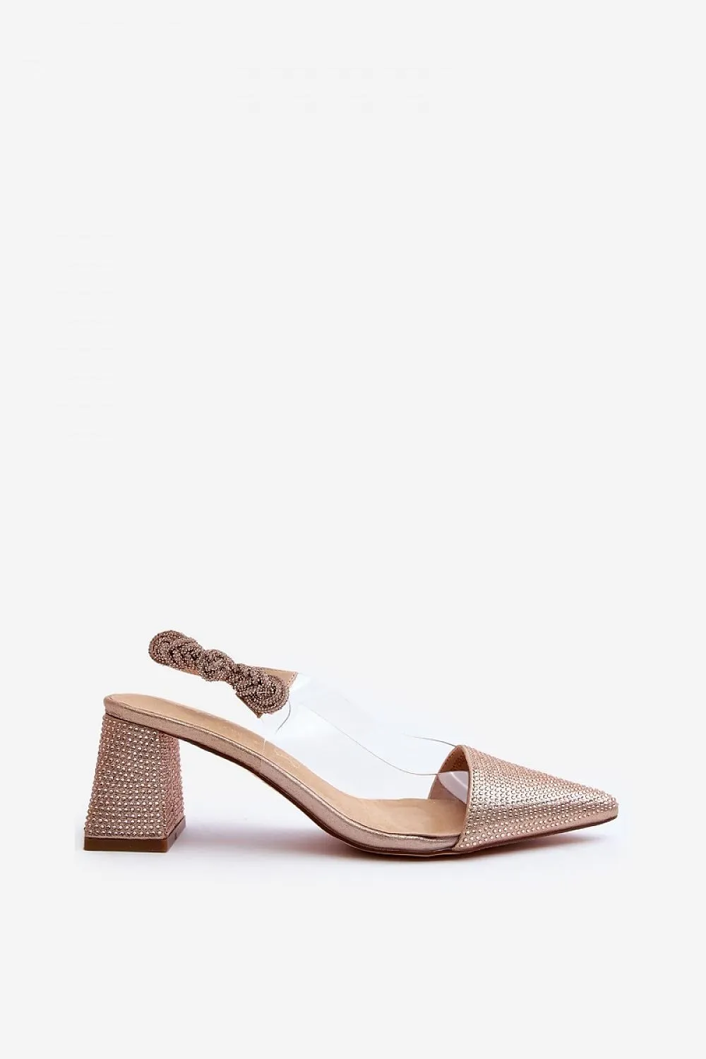 Block heel pumps model 191357 Step in style Green Dress Lady In High Heels