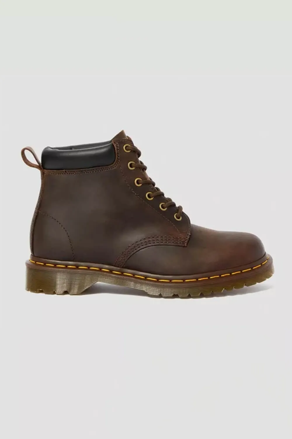 Resole Work Boots Dr. Martens 939 Ben Boot Crazy Horse Leather Boots for Men in Dark Brown | 32083561