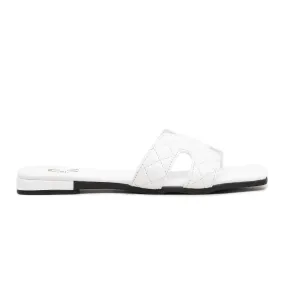 White Formal Slipper FR8045 Jaw Slide