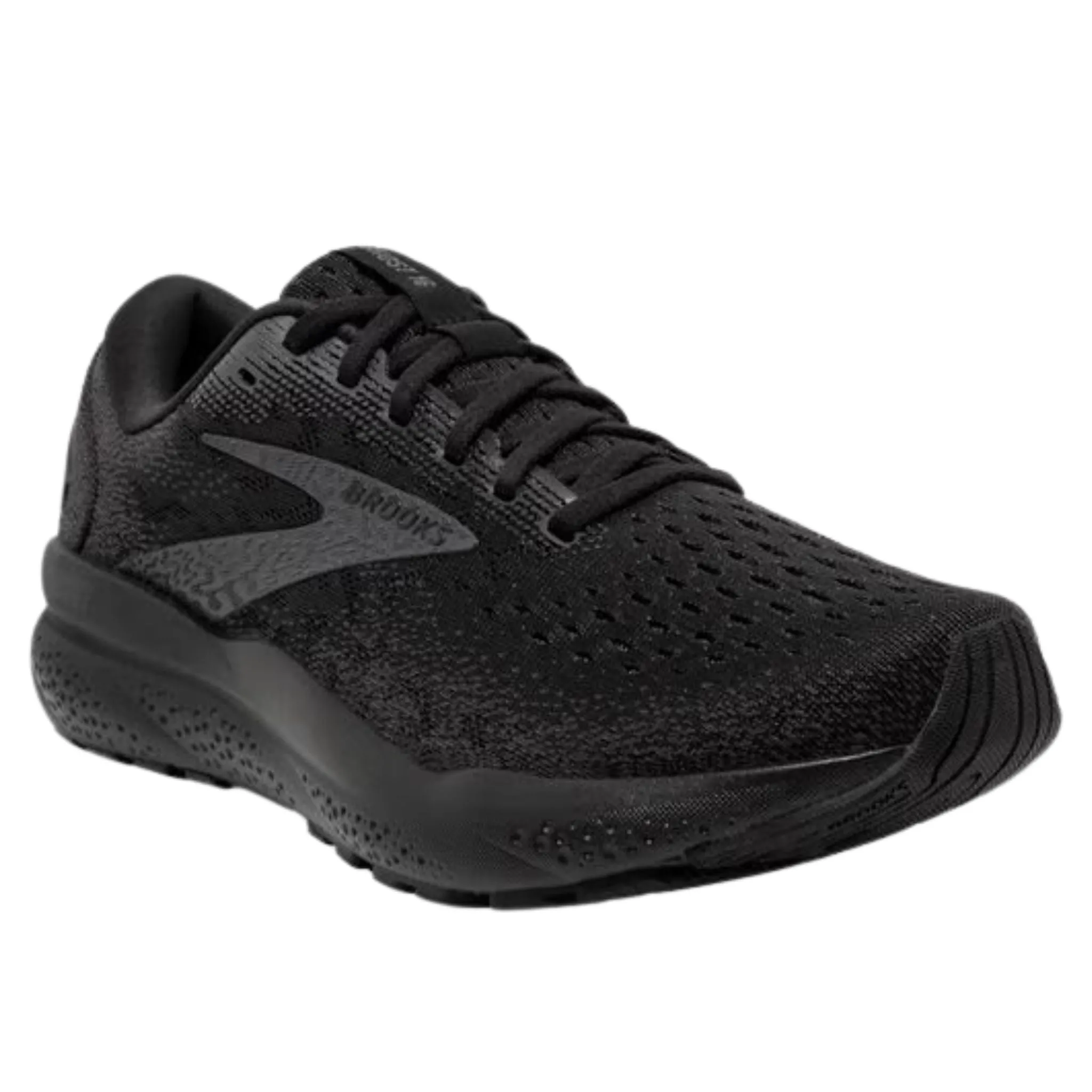 Asics 2014 Running Shoes Brooks Men's 110418 020 Ghost 16 Black Black Ebony Cushion Support Running Shoes (EXTRA WIDE)