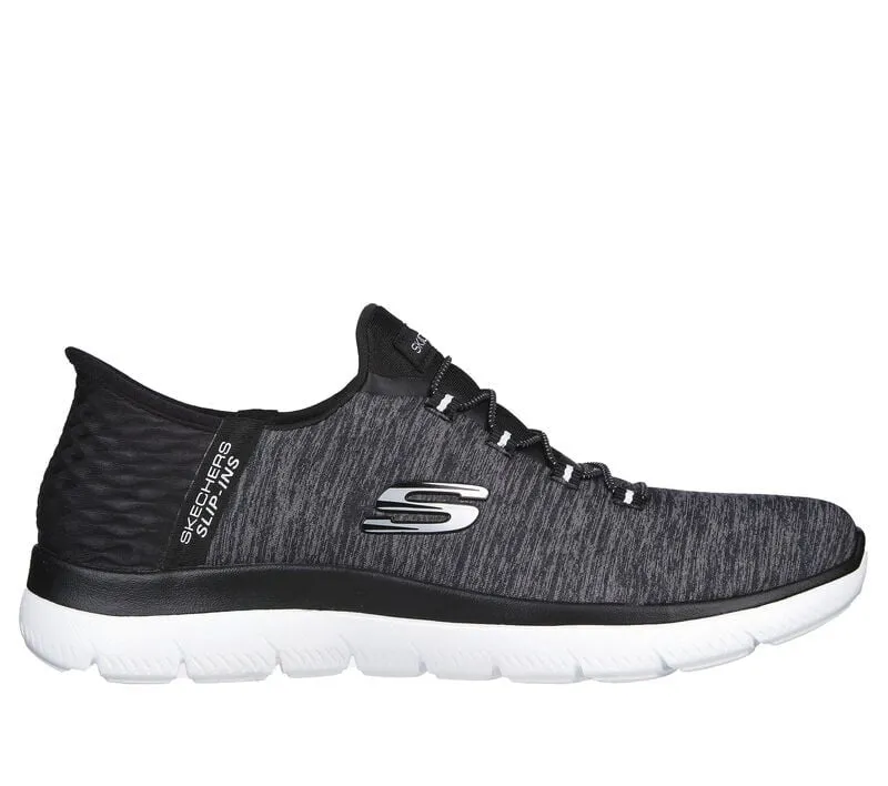 Skechers Ladies Black/White Summits Dazzling Haze Shoes Adidas Lite Racer 4.0 Running Shoes