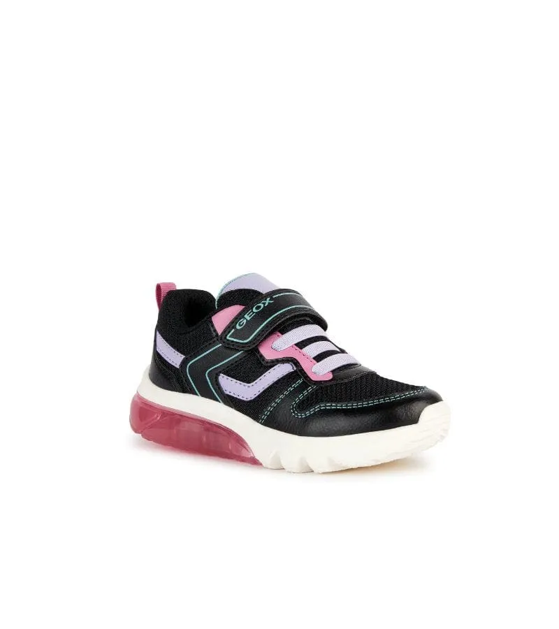 Asics Tigers Shoes Geox Junior Girls black Runners J36LPA