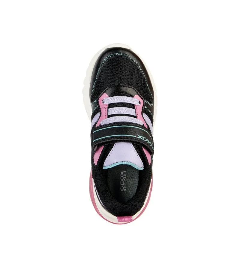 Asics X Marvel Shoes Geox Junior Girls black Runners J36LPA