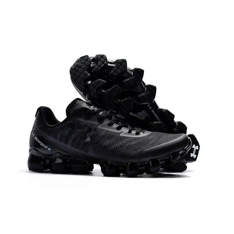 Asics Shoes Gel Contend 9 Under Armour UA Scorpio 2 Mens Running Shoes All Black