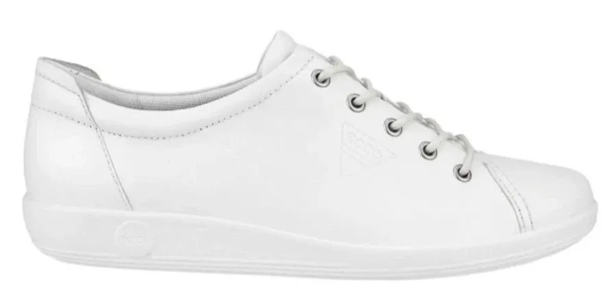 ECCO Soft 2.0 White Ladies Leather Sneaker Shoe Releases Adidas