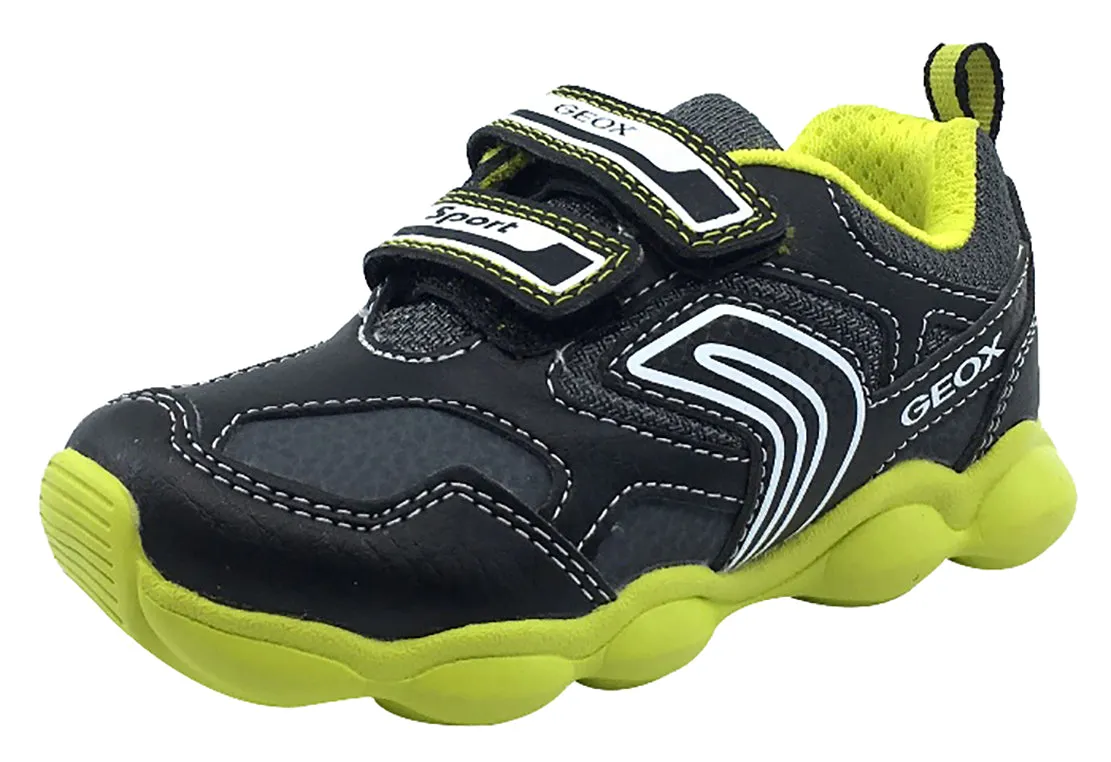Geox Boy's Munfrey Leather Black/Lime Double Velcro Sneaker Asics Metaspeed Sky Paris Running Shoes