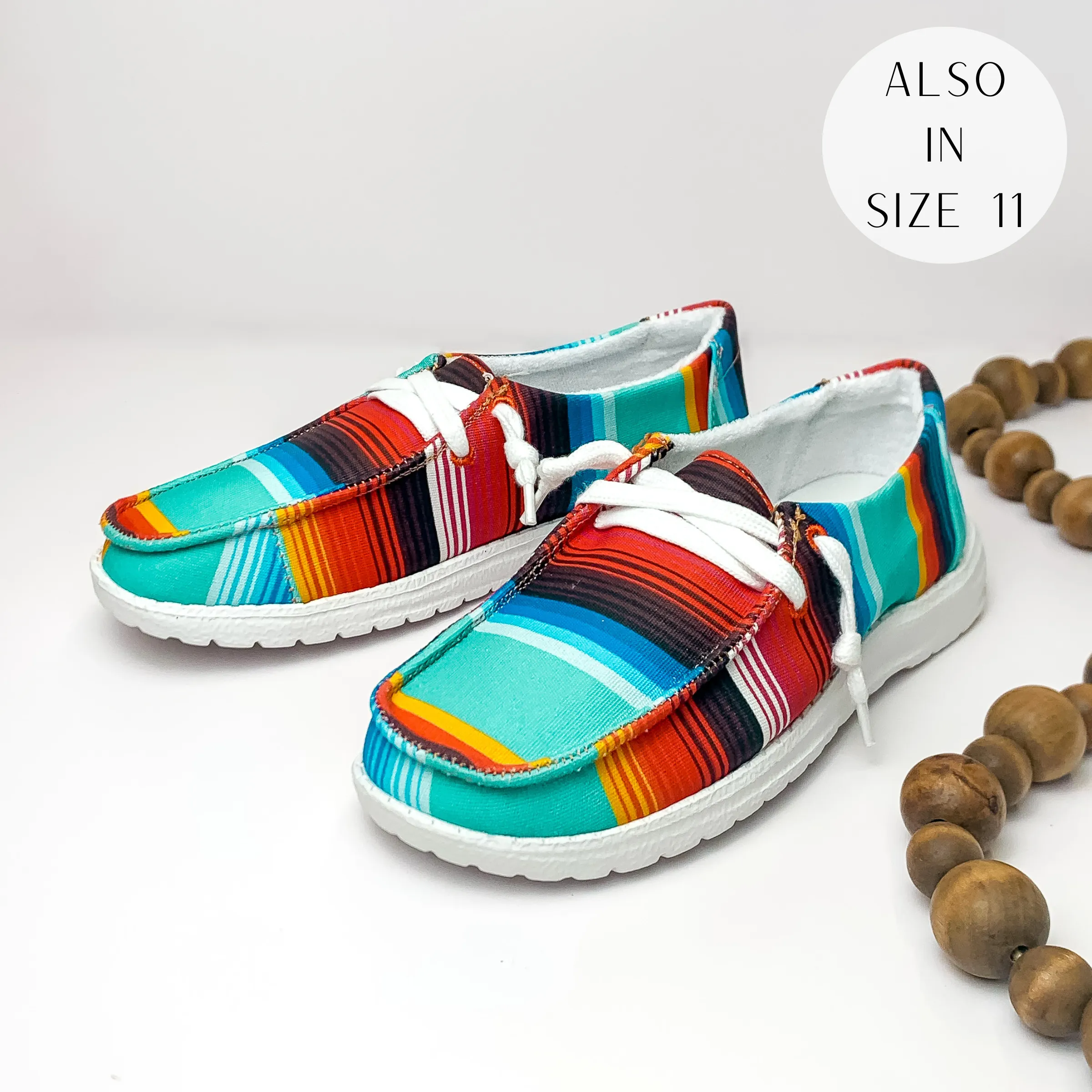 Very G | Have To Run Slip On Loafer with Laces in Serape Print Asics Low Profile Running Shoes