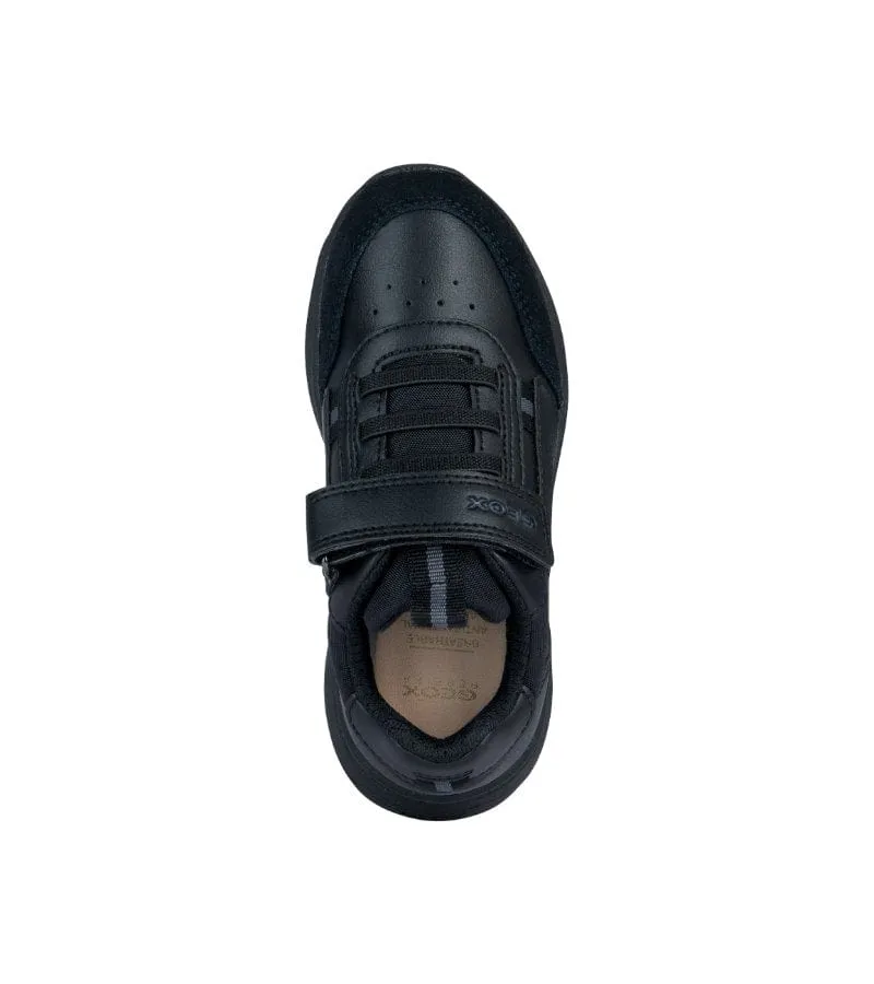 Geox Black Junior Boys School Shoe J36GMA Asics Shoes For Padel