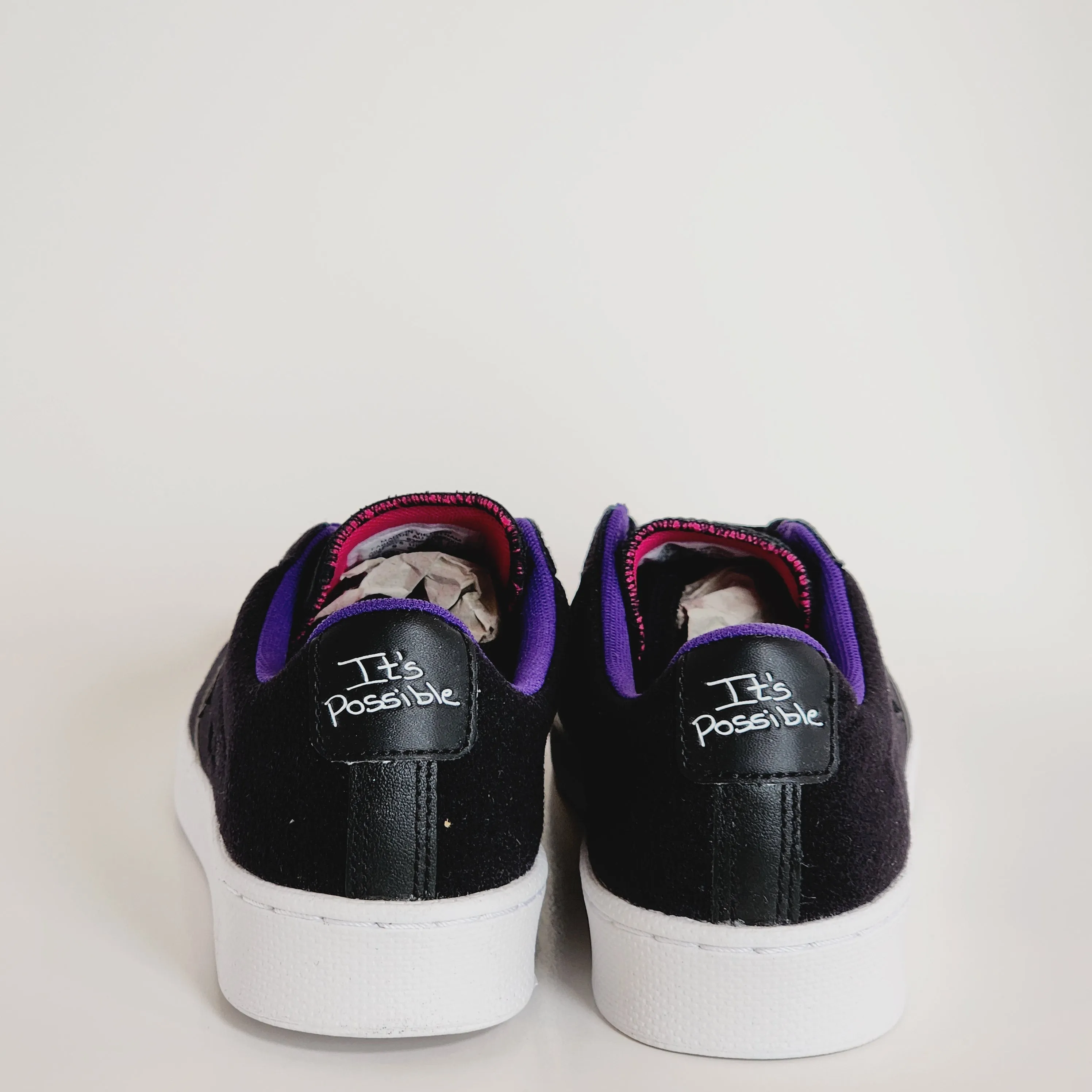 Converse Pro Leather Low 'It's Possible' Black/White/Black Sneakers A01649C NWT Best Asics Pronation Shoes