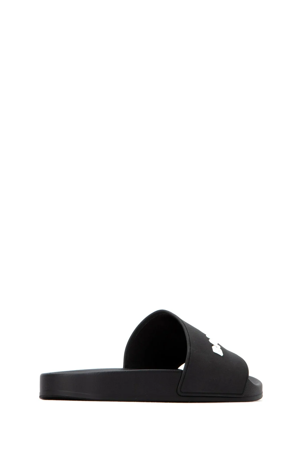 Balenciaga Logo Pool Slide Sandals Loafers Canvas