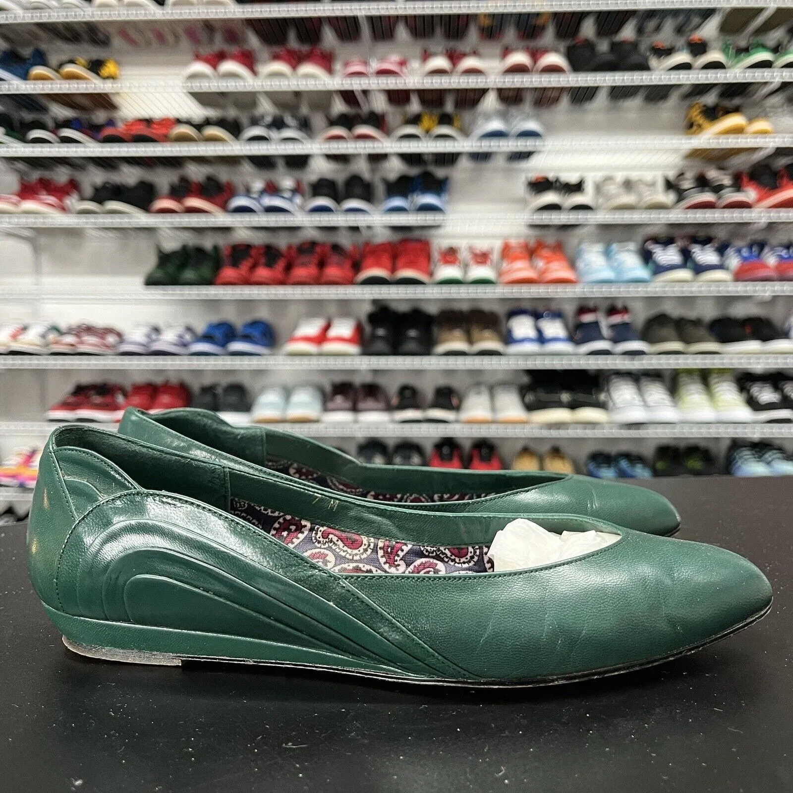 Asics 4e Shoes Vintage Jacobsons Women's Dress Shoe Leather Flats Size 7 M