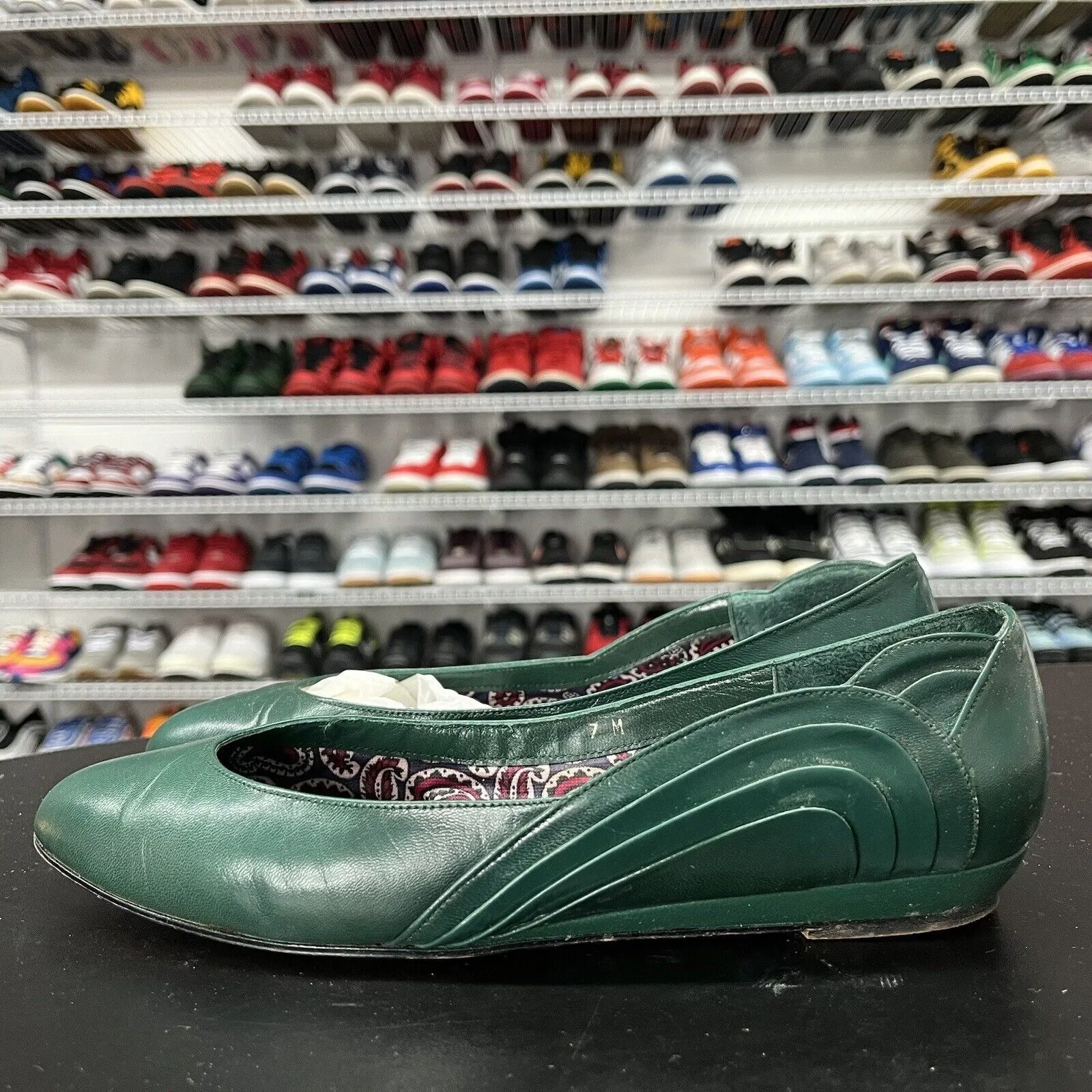 Asics Gel Foundation Shoes Vintage Jacobsons Women's Dress Shoe Leather Flats Size 7 M