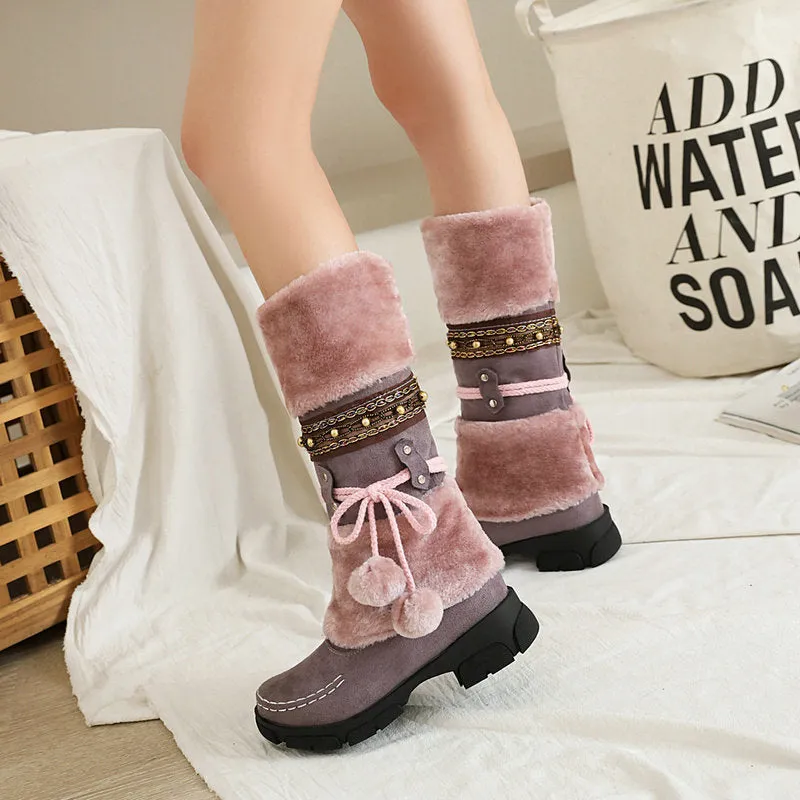 Sorel Snow Winter Boots Vintage Winter Warm Snow Boots for Women