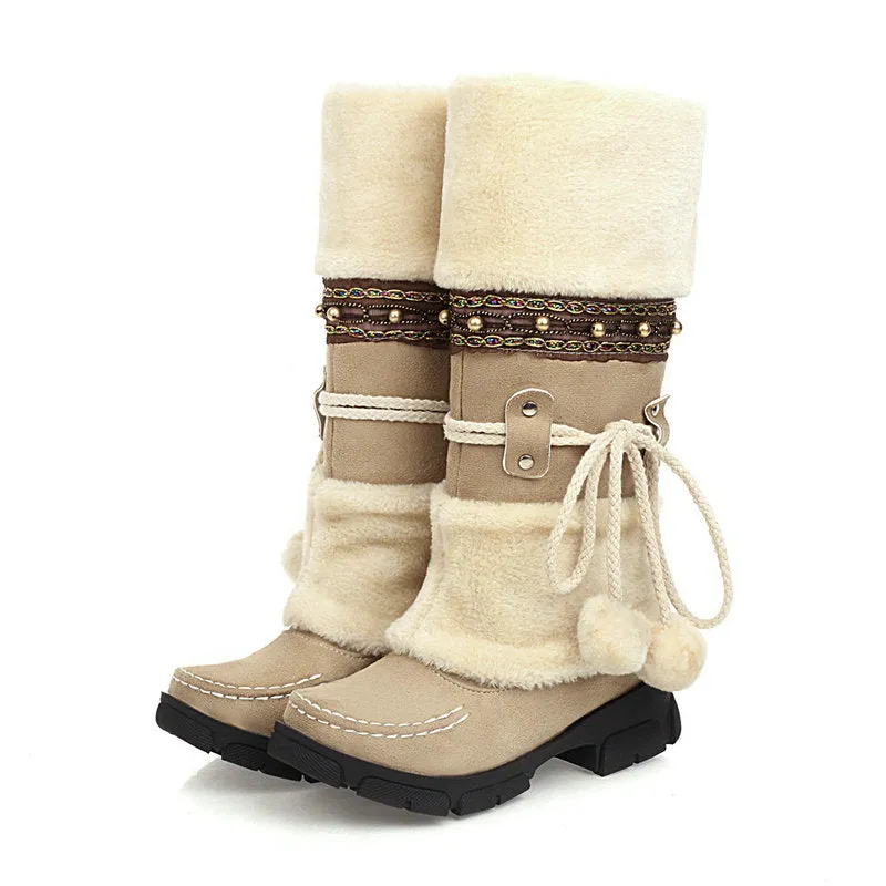Snow Boots 12 Vintage Winter Warm Snow Boots for Women