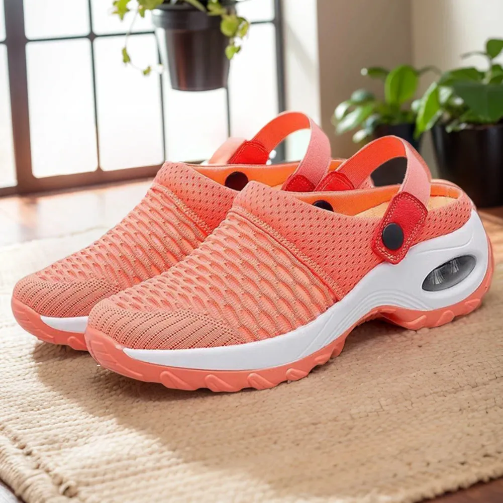 Maya - Breathable Mesh Clogs Hoodie Slippers