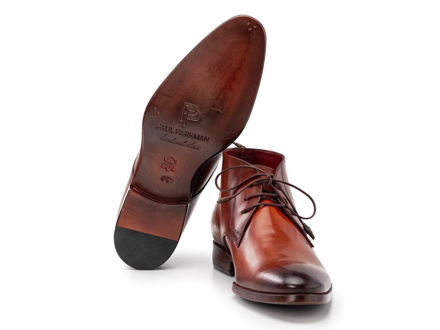 Paul Parkman Chukka Boots Camel & Brown (ID#CK53BRW) Cleaning Leather Boots
