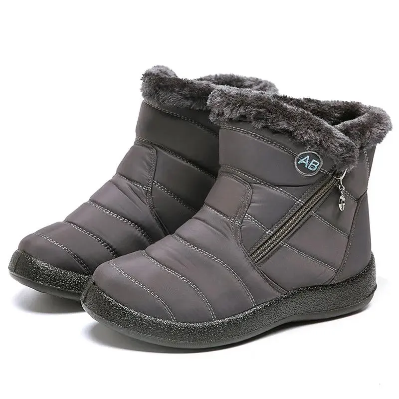 Mcm Snow Boots Waterproof Ankle Snow Boots for Women  Warm & Cozy Comfort