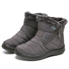 Waterproof Ankle Snow Boots for Women  Warm & Cozy Comfort Military Snow Boots
