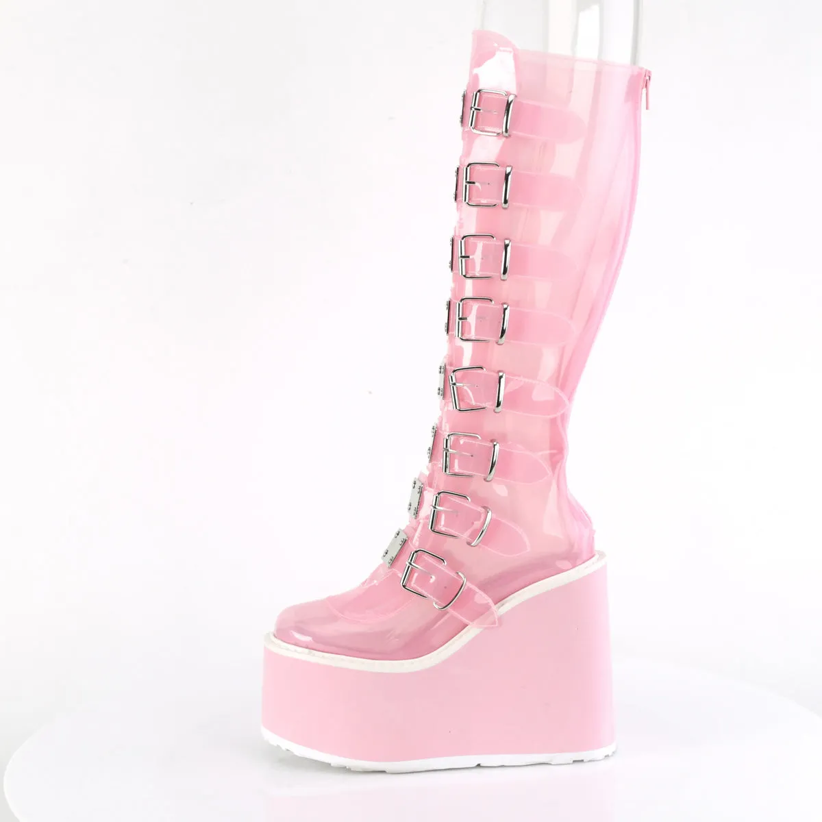 5 Inch Platform SWING-815C Baby Pink Work Winter Boots