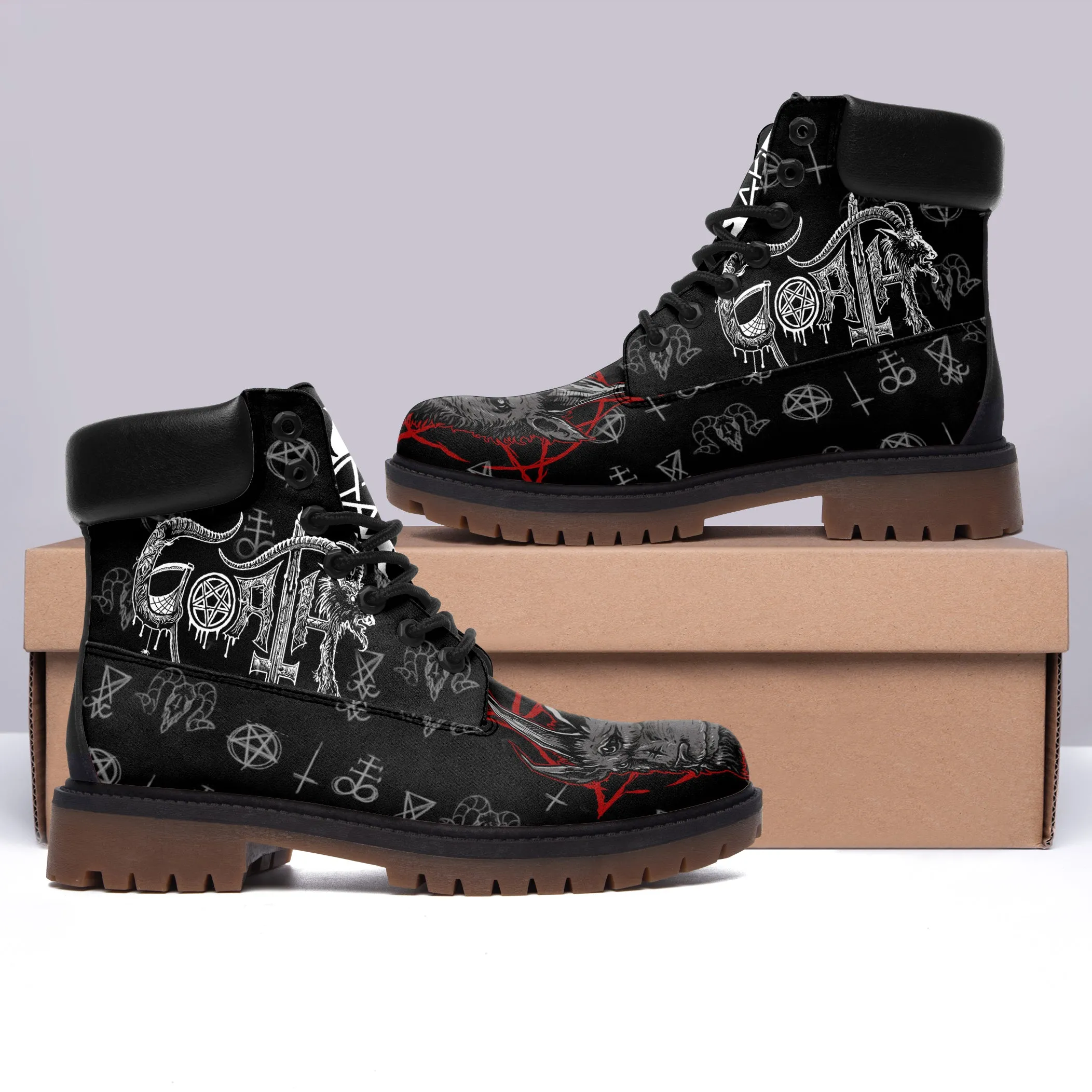 Satan Goath Timboots (Men) Auggie Boots
