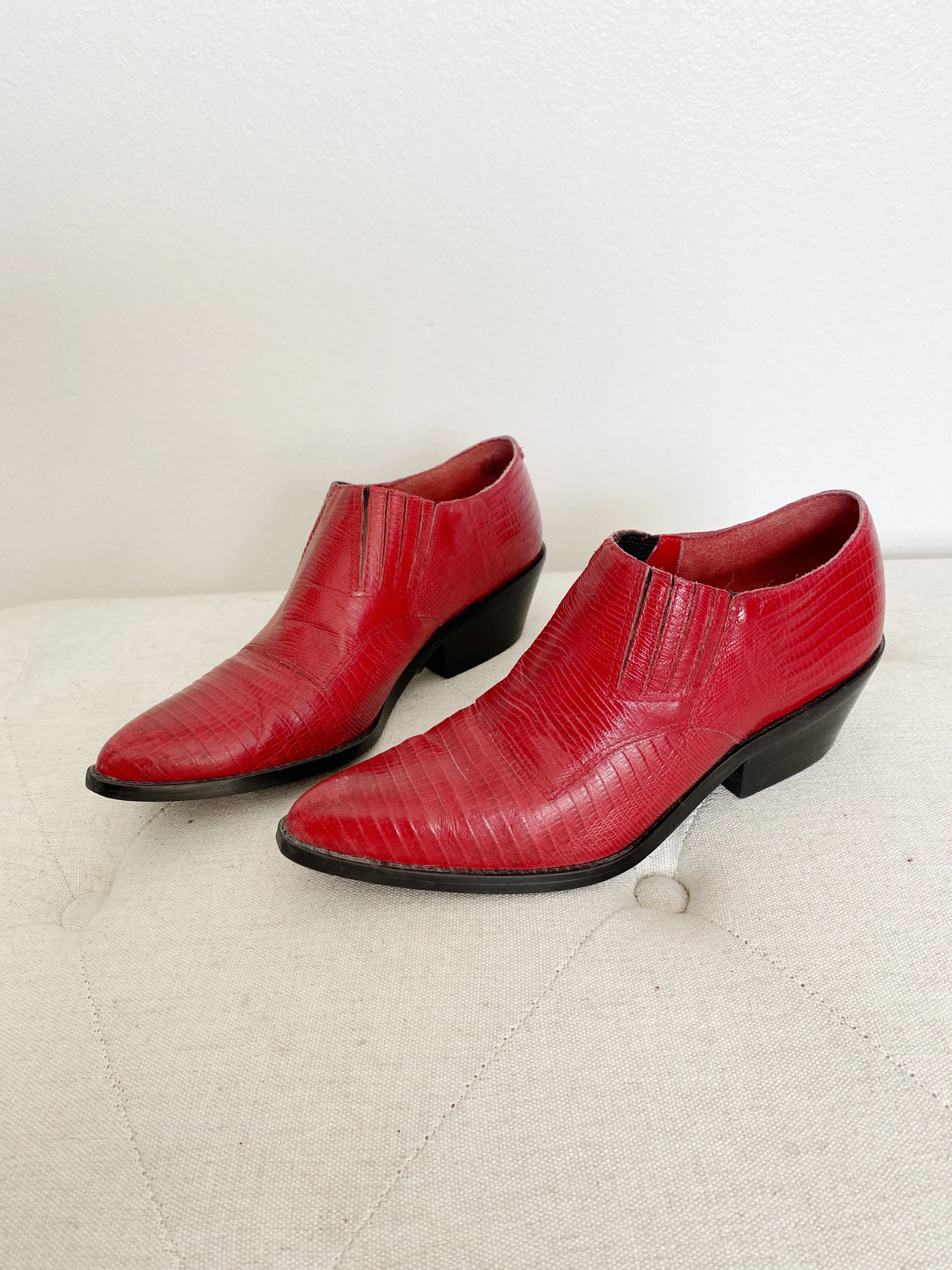 Shoes Stan Smith Adidas Western Vintage Circle S 90's Red Boots 8