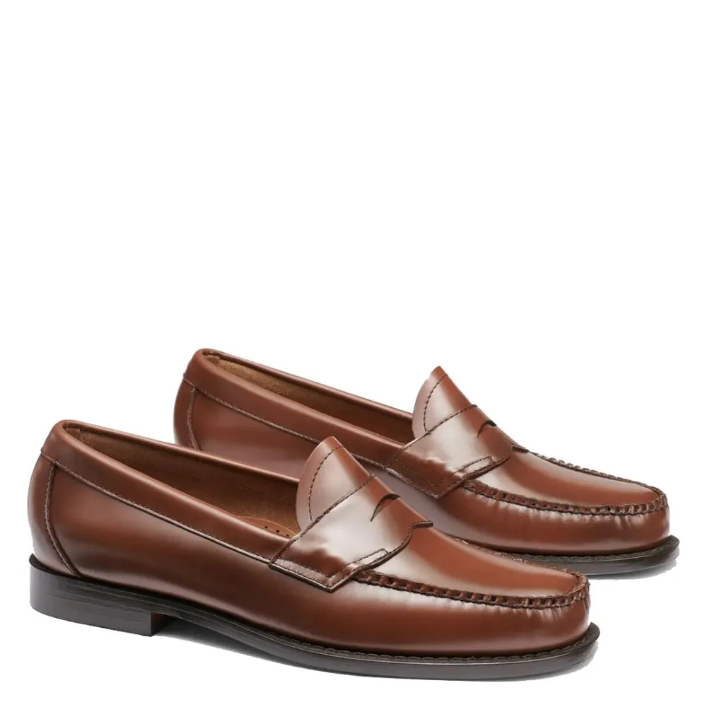 G.H Bass Men's 1936 Logan Flat Strap Weejuns Loafer in Cognac Adrian Quad Platform Loafers