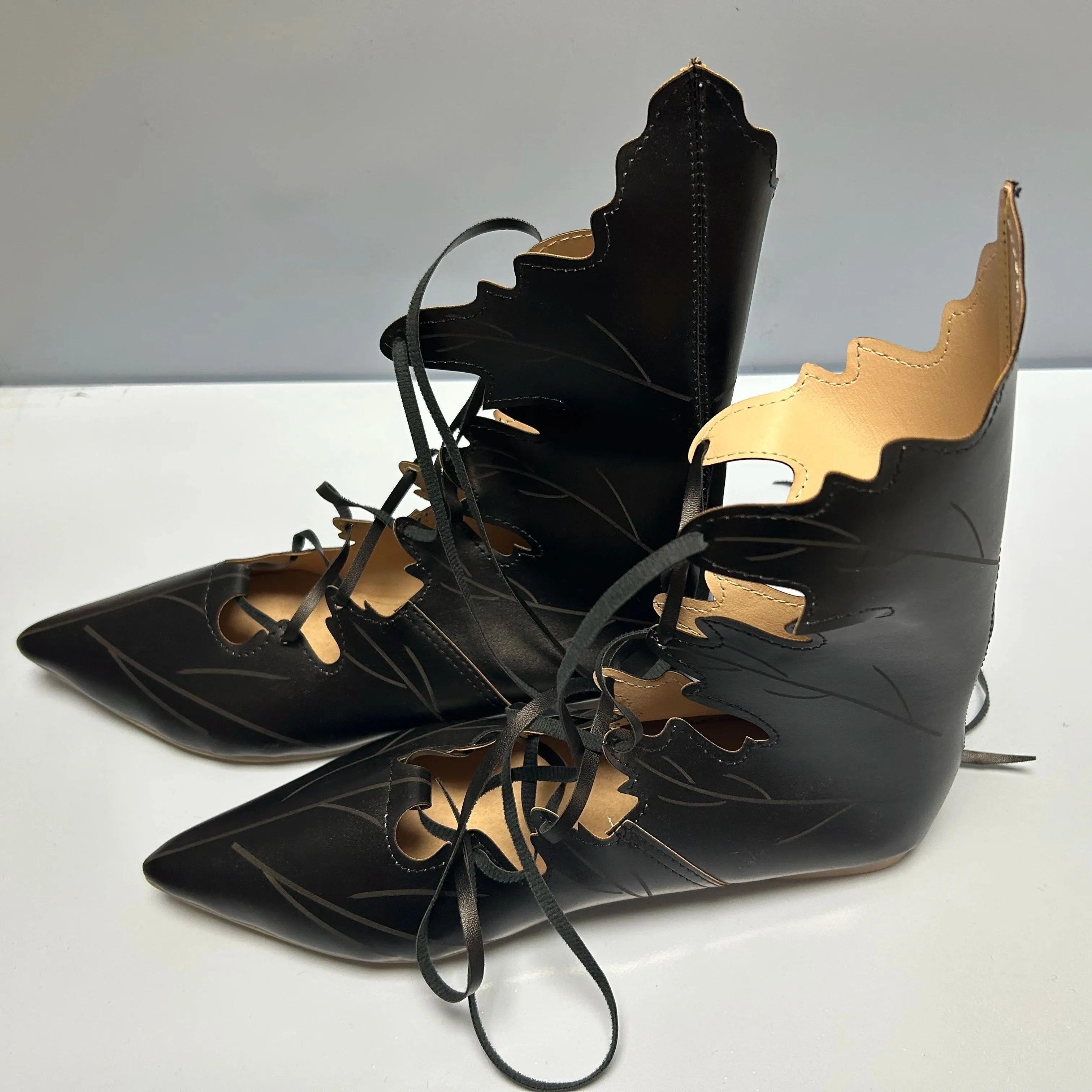 Witch Shoes  Medieval Gothic Elf Witch Lace Up Boots Adidas Shoes Walking