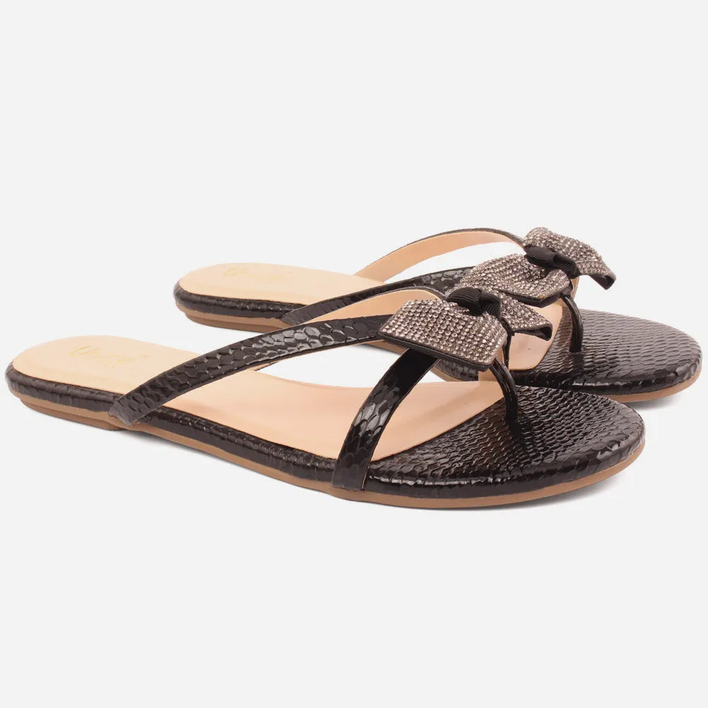 Australia Slippers Women "Najwa" Flat Evening Slipers