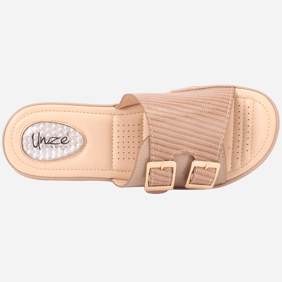 Women "TEOM" Comfort Open Toe Slippers Earth Slippers