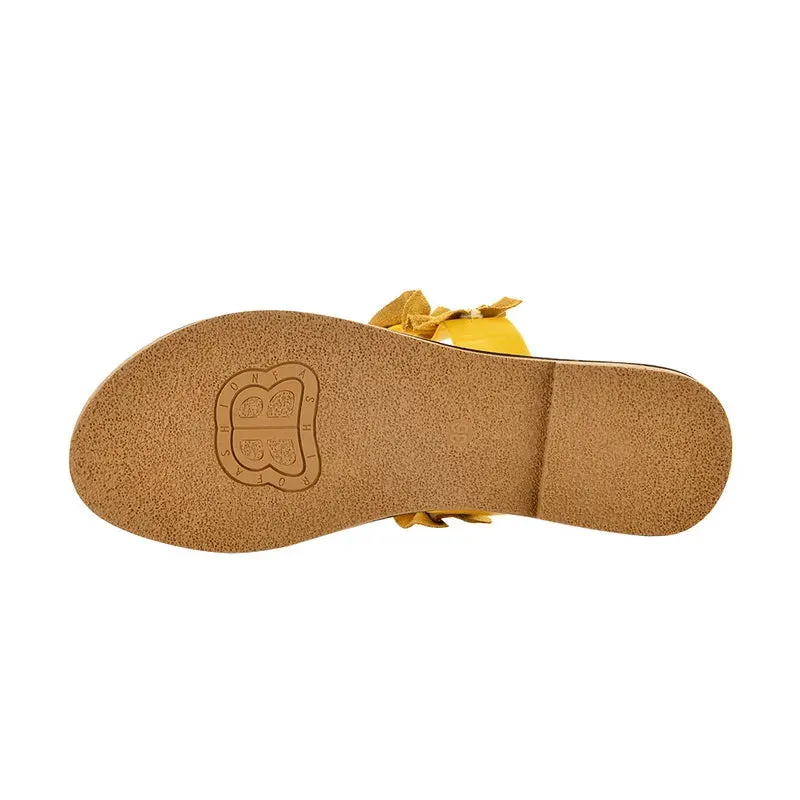 Women Slipper Pearl Flat Toe Bohemian Casual Shoes Beach Sandals Ladies Shoes Platform Sandalias De Mujer Verano Dress With Flats Shoes