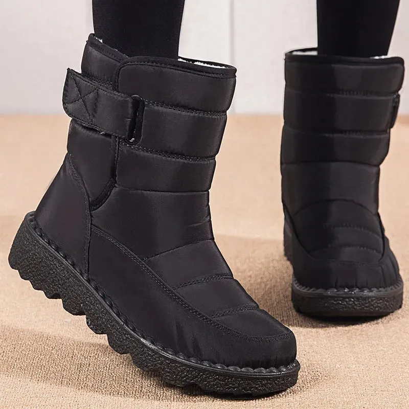 Women's Boots Super Warm Winter Boots With Low Heel & Platform Snow Boots Non Slip Rubber Soles Short Boots Vans Standard Mte Snow Boot Review