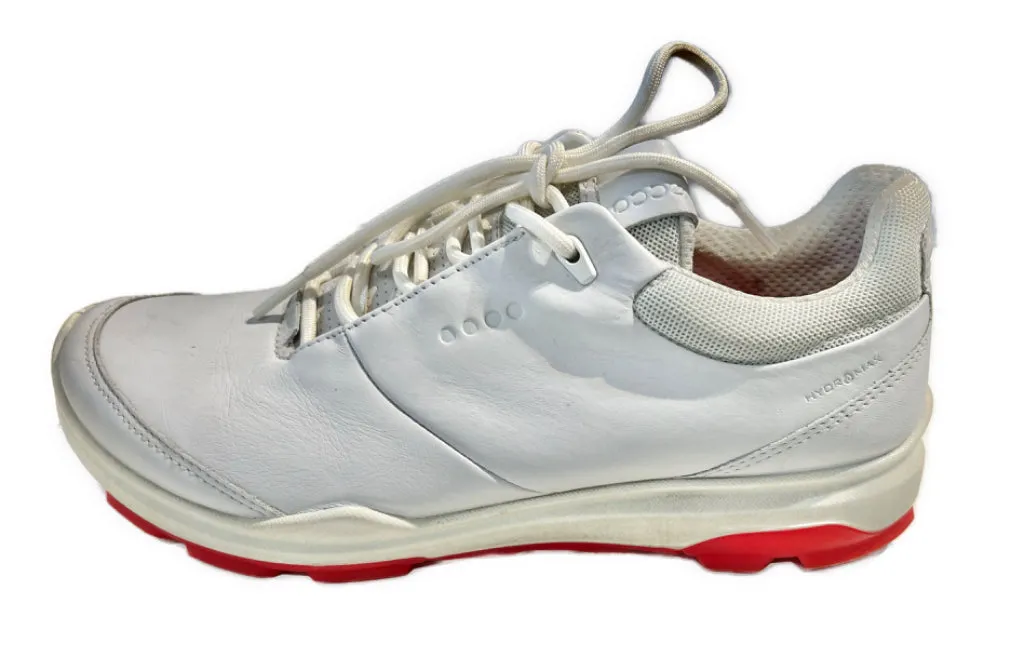 Women's Ecco Golf Biom H3 Shoes Size 38 (7-7.5) White/Hibiscus MSP$180 Harry Styles Adidas Shoes