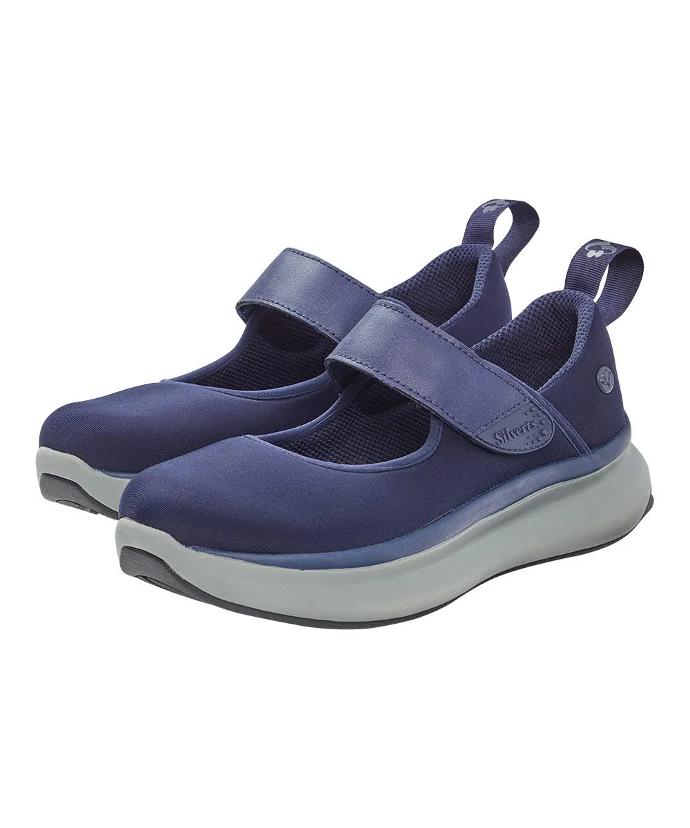 Women's Extra Wide Mary Jane Walking Shoes with Easy Touch