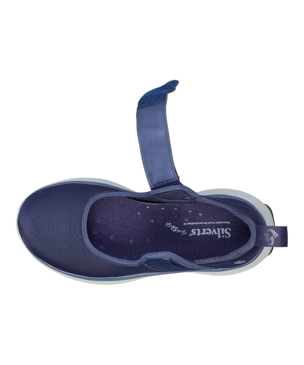 Women's Extra Wide Mary Jane Walking Shoes with Easy Touch Toothless Slippers