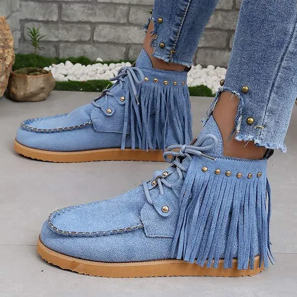 Women's Fringed Short Boots 72892508C Adidas Shoes Busenitz