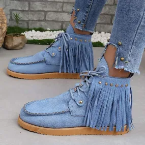 Campus Shoes Adidas Women's Fringed Short Boots 72892508C