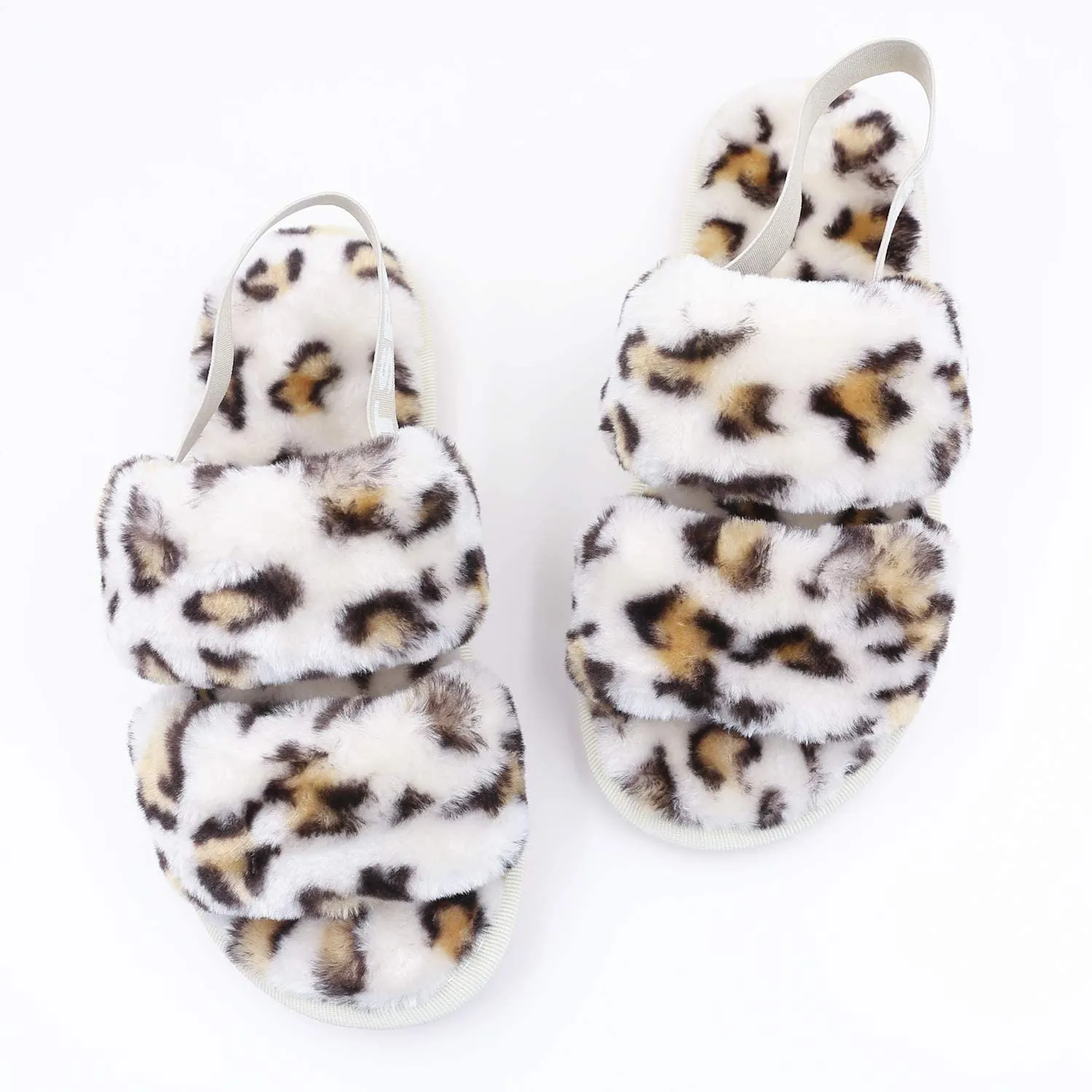 Slippers Elephant Women's House Fuzzy Sandals Slipper