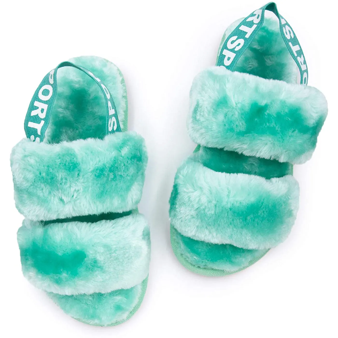 Smell Slippers Women's House Fuzzy Sandals Slipper(Green)