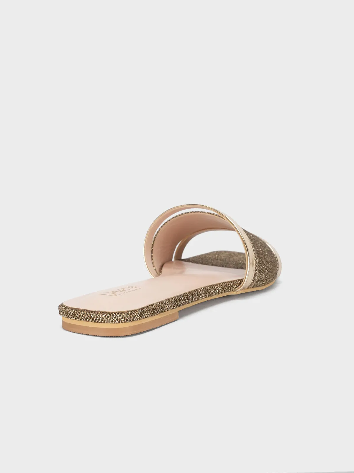 Women's "ALECIA" Square Toe Summer Slippers Cross Slippers