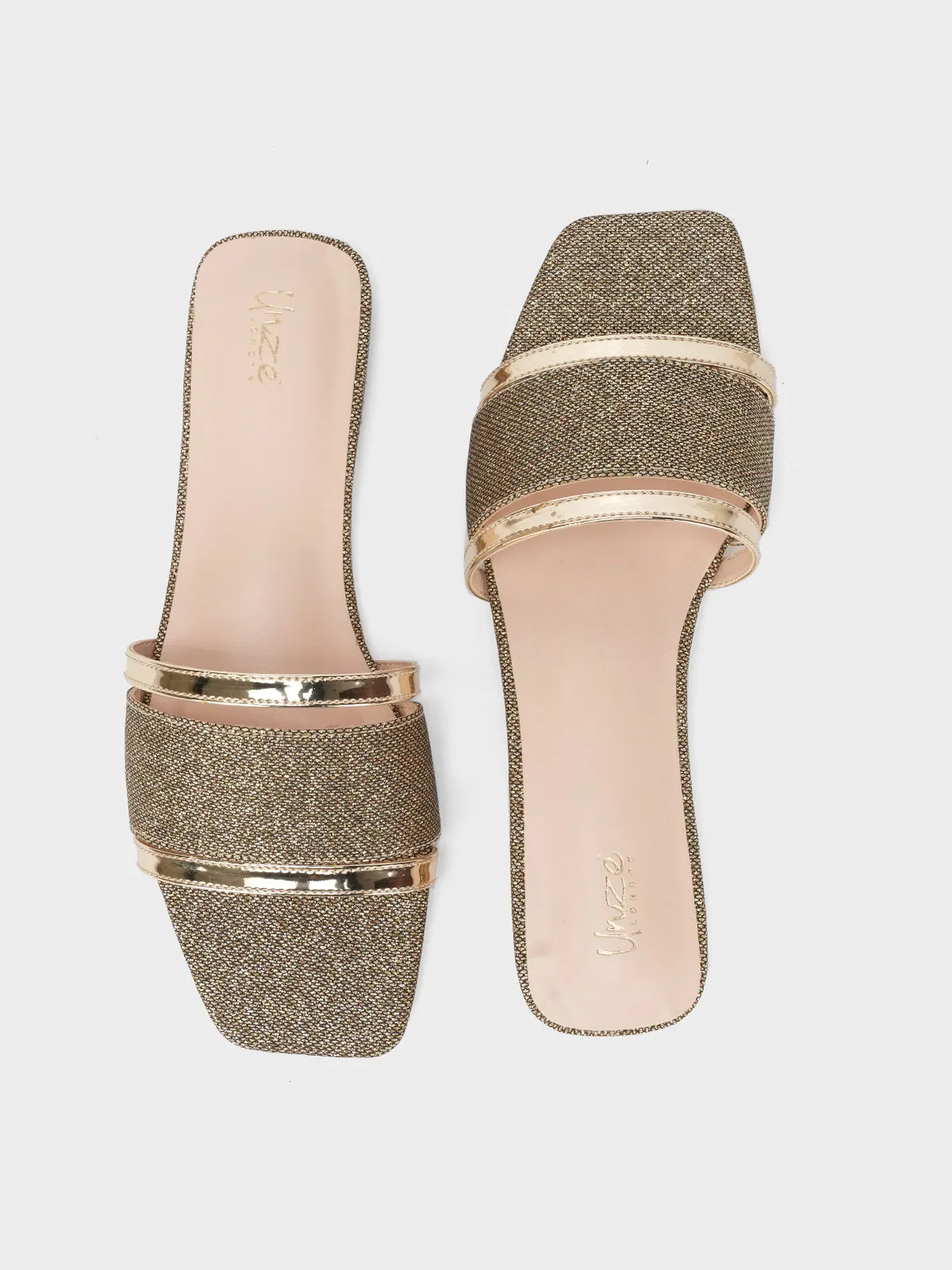 Women's "ALECIA" Square Toe Summer Slippers Love To Lounge Slippers Primark