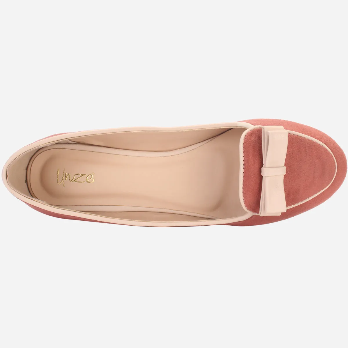 Womens "GAMORA" Flat Slide In Pumps Flat Shoes Ribbon