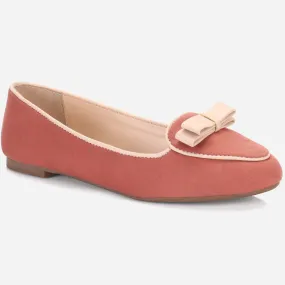 Womens "GAMORA" Flat Slide In Pumps Bronze Flats Shoes