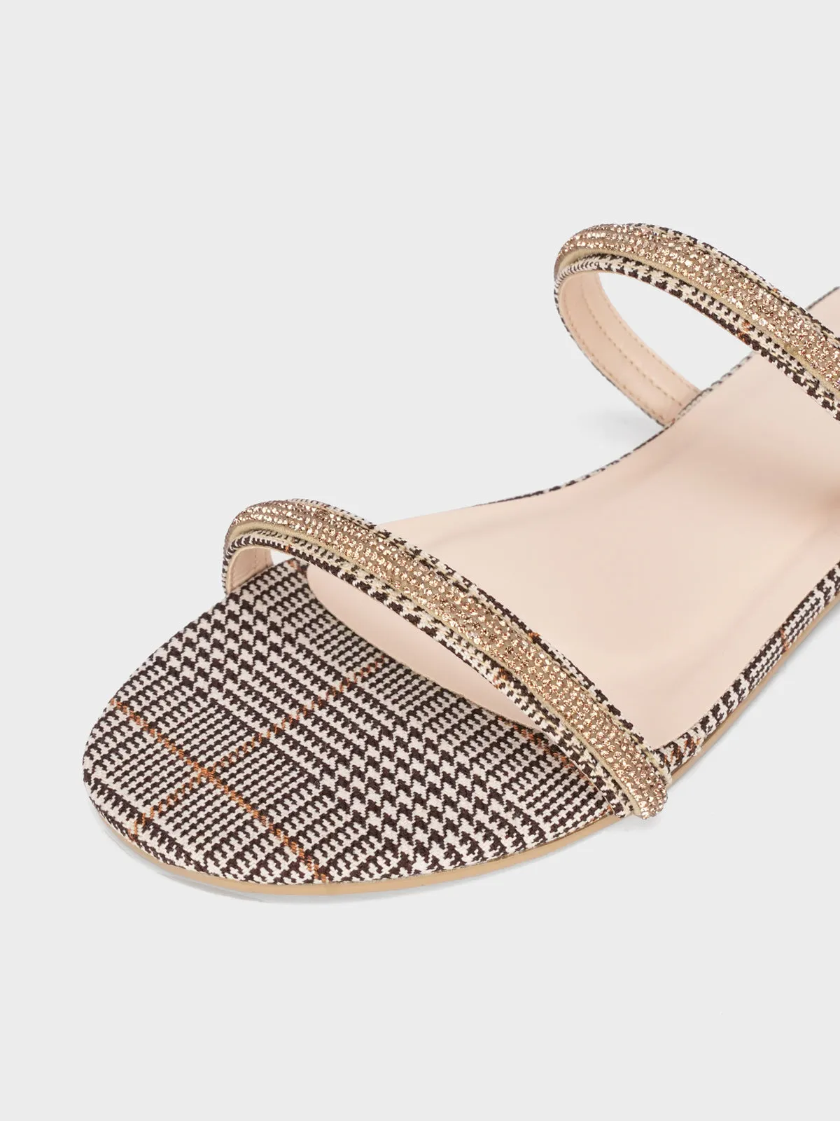 Slippers With Backing Women's "GLAUCIO" Strappy Open Toe Slippers