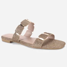 Women's "OSCAR" Flat Summer Open-Toe Slippers Martini And Slippers