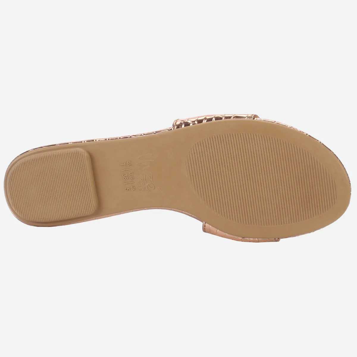 Ruby Slippers Images Womens "ROSA" Shimmer Summer Flat Slippers